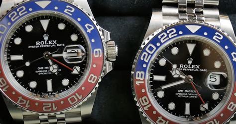 rolex pepsi bezel color|Rolex Pepsi bezel color difference.